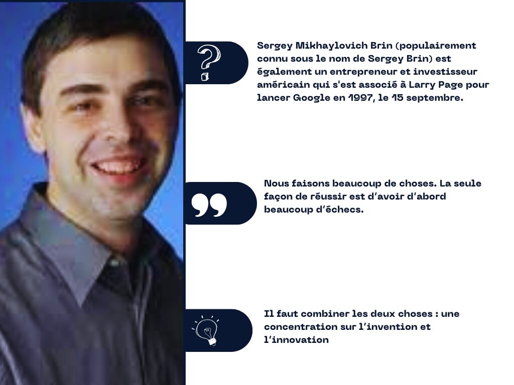 Larry Page et Sergey Brin 