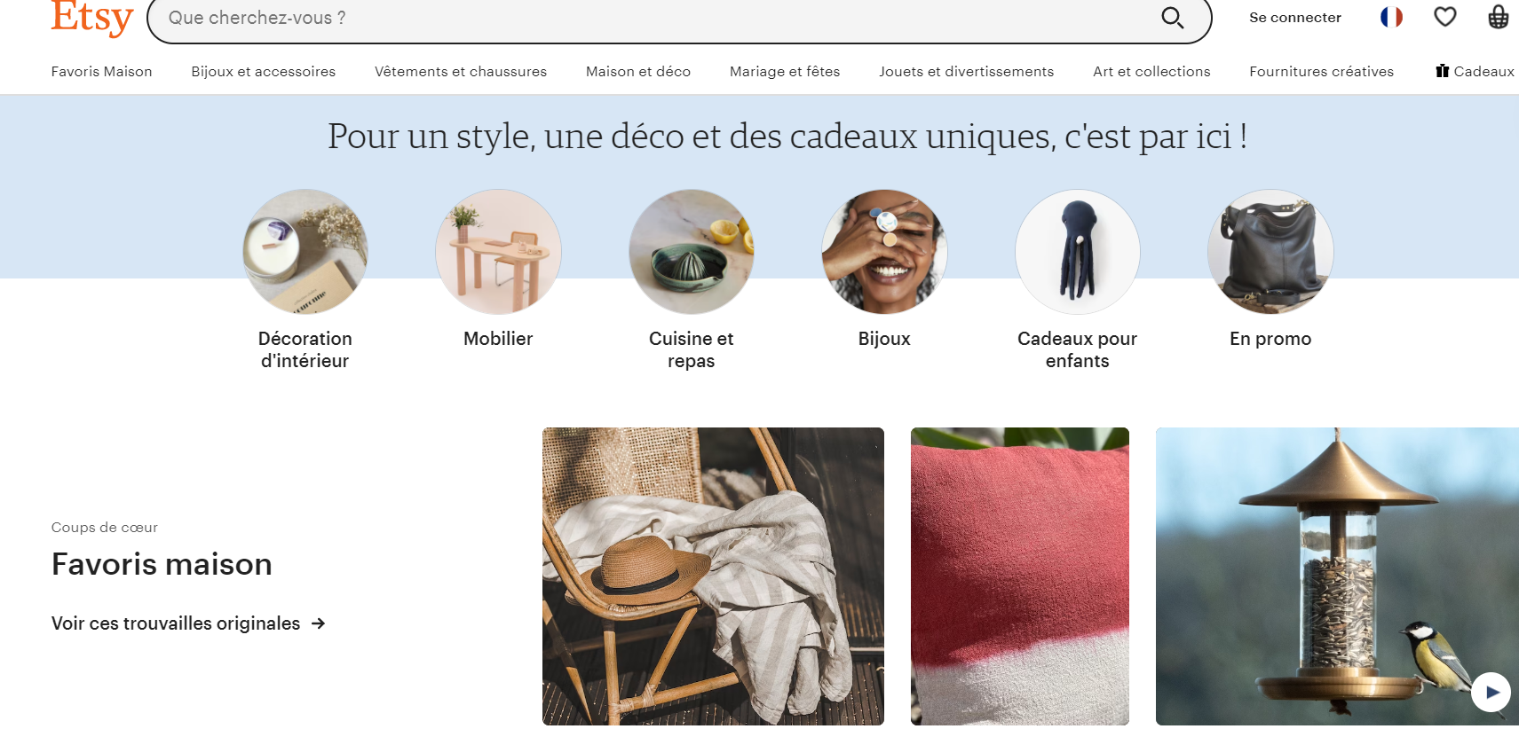 Etsy l'un des meilleurs sites d'achat en ligne 