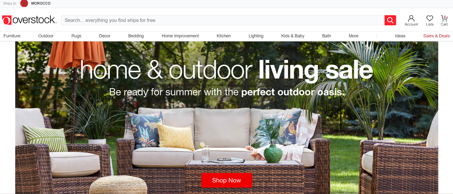 Overstock meilleurs sites d'achat en ligne