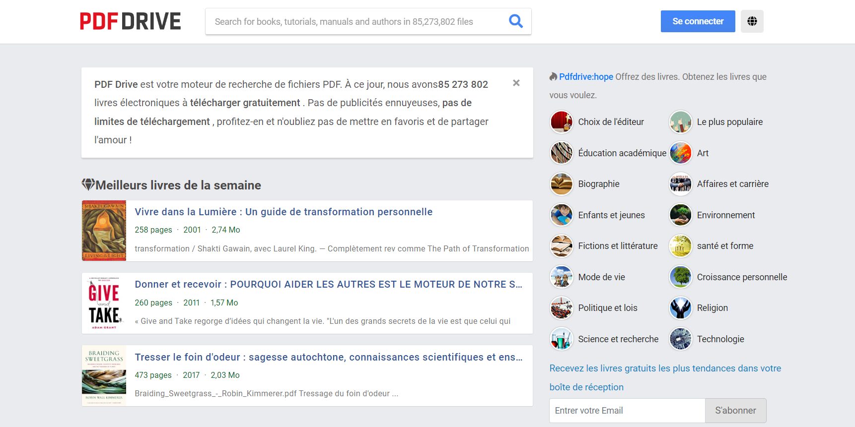 PDF Drive ManyBooks l’une des meilleurs sites pour télécharger des livres gratuits en 2024