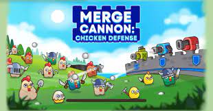 Merge Cannon : Chicken Defense l'une des meilleurs jeux poki 2023