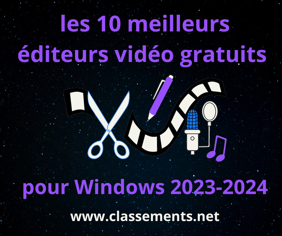 les 10 meilleurs éditeurs vidéo gratuits pour Windows 2023-2024