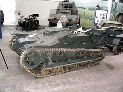 Le plus petit char Renault UE Chenillette
